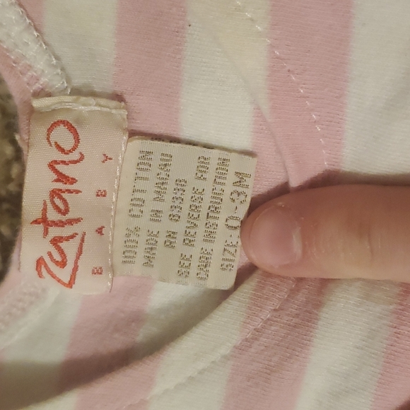 Striped Tank Onesie - Picture 2 of 2